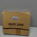 Rope Saw for Tree Limbs, 55 Inch Chain Saw with 70 Sharp Teeth & 46 Feet Ropes Kit, High Limb Pocket Chainsaw
