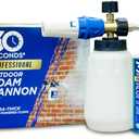 30 SECONDS Foam Cannon Kit  Pressure Washer Sprayer + 8 fl. oz. Soap  Foaming Cleaner for Siding, Decks, Driveways & Outdoor Surfaces