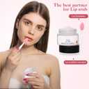 3 Pcs Facial Cleansing Brush,Lip Scrub Brush,Silicone Face Mask Brush for Face Scrubber & Lip Scrubber,For Massaging,Exfoliating,Remove Blackheads,Makeup Skincare Removal,DIY Mask