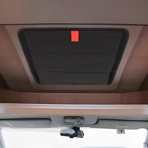 RedCall Rv Skylight Cover Insulator,Rv Vent Covers for Roof,Black Sun Blackout Fabric (16 x 16 inch),Camper Accessories for Inside