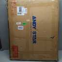 ANDY STAR 24x32 INCH Gold Bathroom Mirror, Brushed Brass Mirror, Rounded Rectangle Mirrors, Anti-Rust SUS304, Tube Metal Framed, 1 Deep Wall Mounted Vertically/Horizontal