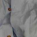 Bbalizko Mens Short Sleeve Button Up Shirts Linen Cotton Beach Tops Spread Collar Plain Summer T Shirt with Pocket (XX-Large, Blue)