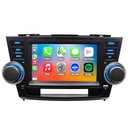 QLED Radio for Toyota Highlander 2008-2013 Upgrade,Touch Screen Stereo Replacement,Wireless carplay Android auto,4G LTE Network