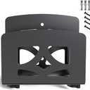Adjustable Small Device Wall Mount or VESA Mount Behind Monitor, Cable Box Holder, Wifi Router Stand, Modems Mount Rack, for Streaming Media Player/Switch/WII/Power/Mini pc/mac Mini/OptiPlex MFF etc