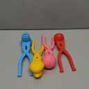 Snowball Maker, 4 Pack Snowball Mold for Kids, Snowball Mold Snow Toys, Outdoor Beach Toy Snowball Maker Toys with Handle, Birthday Xmas Gifts for Kids Ages 2-10