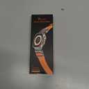 Luxury Rubber Watch band Fit for Samsung Galaxy Watch Ultra 47mm/2025 (Black blue)