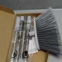 Broom, Outdoor Brooms for Sweeping Indoor, Adjustable 55" Pet Hair Removal Heavy Duty Broom for Floors Home Kitchen Garage Commercial Patio Industrial Snow (Pack of 1)