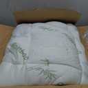 Niagara Sleep Solution Ultra Soft Queen Size Mattress Topper - Viscose Made from Bamboo Pillow Top Mattress Pad for Back Pain Relief - Naturally Cooling for Hot Sleepers, Green