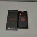 CANSHN Magnetic Compatible with iPhone 17 Pro Case, Upgraded [Full Camera Protection] [Compatible with Magsafe] [Translucent Matte] Shockproof Protective Phone Cover 6.3 Inch - Black