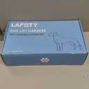 Dog Lift Harness for Large Male Dogs, 2-in-1 Detachable Support Harness, Full Body Carrying with 4 Handles, Dog Sling for Large Dogs Hind Leg Support(Black, X-Large)