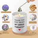 Christmas Thank You Gifts for Best Friends Her Him, 10OZ Birthday White Elephant Thanksgiving Gifts for Therapist Wife Husband Boyfriend Girlfriend Coworkers Friendship Lavender Scented Candles