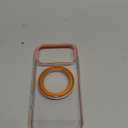 TORRAS 360 Magnetic Stand for iPhone 17 Pro Max Case, [Fit for MagSafe] [4X Military-Grade Protection] Slim Case for iPhone 17 Pro Max 6.9" 2025, Clear-Orange, Ostand O3 Fitness Series