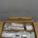 Cordless Immersion Blender: 4-in-1 Rechargeable Cordless Hand Blender, 21-Speed & 3-Angle Adjustable with Chopper, Beaker, Whisk, Beater for Milkshakes | Smoothies | Soup Baby Food (White)