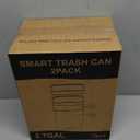 Vanpopubs 1 Pack 2.7 Gal Bathroom Trash Can with Lid, Automatic Trash Can Small Smart Garbage Can Touchless, Slim Motion Sensor Waterproof Plastic Trash Bins for Bedroom Office Kitchen Toilet