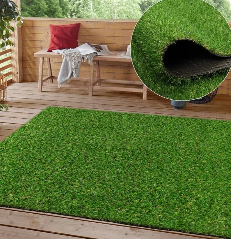 Heyroll Realistic Artificial Turf Grass 6 1/2 ×13 FT