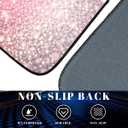 4 Piece Christian Blessed Car Floor Mats Pink Glitter Bling Blessed Decorative Car Floor Carpets Front Rear Carpets Mat Non-Slip Auto Car Accessories Universal Fit Car Accessories for Truck