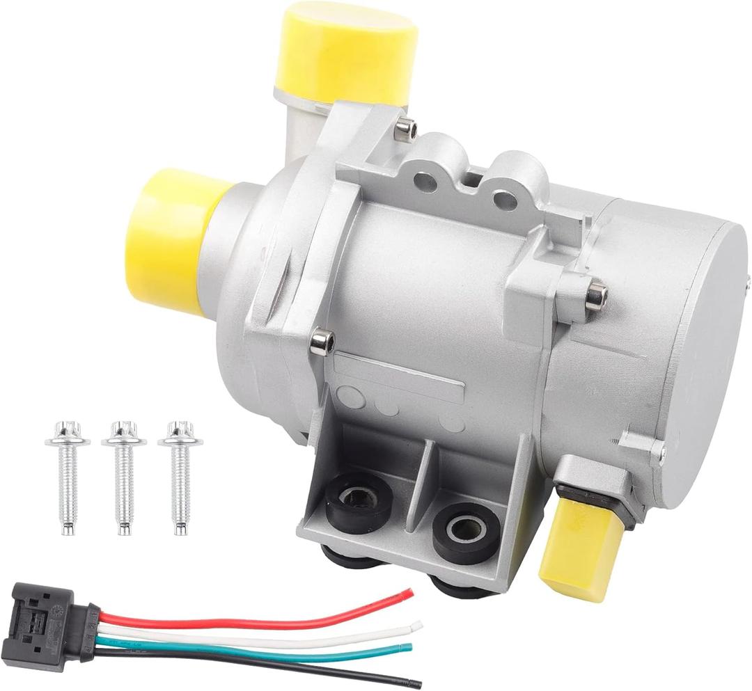Dasbecan Electric Engine Water Pump Compatible with BMW 128i 328i 325i 528i 530i Z4 X3 X5 E90 N52 Replaces# 11517521584 11517546994 11517563183 11517586924 11517586925