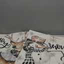 Christmas Cushion Covers - Xmax Decorative Pillow Case 18 x 18 Set of 2 Retro Vintage Decor Throw Pillow Covers for Home Indoor Sofa Christmas Decor (Snow and Joy)