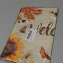 Fall Garden Flag 12x18 Double Sided, Burlap Autumn Thanksgiving Sunflowers Welcome Garden Flags Fall Decorations for Outside Home, Small Decorative Outdoor Yard Lawn Flags