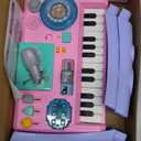 Baby DJ Table for Toddlers 1-3 with Music & Light, Musical Baby Piano Toys 6-9-12-18 Months Toddler Activity Table Music Instruments Learning Toys for 1 Year Old Girl First Birthday Gifts Age 0-2