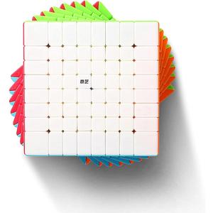 LiangCuber 8x8 Speed Cube Stickerless 70MM QY 8x8x8 Puzzle Cube Magic(2021 Version)