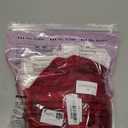 RSLOVE Women Christmas Lingerie Set 3 Piece Sexy Santa Babydoll Red Chemise with Belt and Cuffs (Small), Red