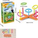 Ring toss Game for Kids Outdoor, Yard Toss Game for Kids & Family - Ring Toss Games, Indoor and Outdoor Sports Toys, Beach Toys, Swimming Pool Toy, Children's Birthday Gift.