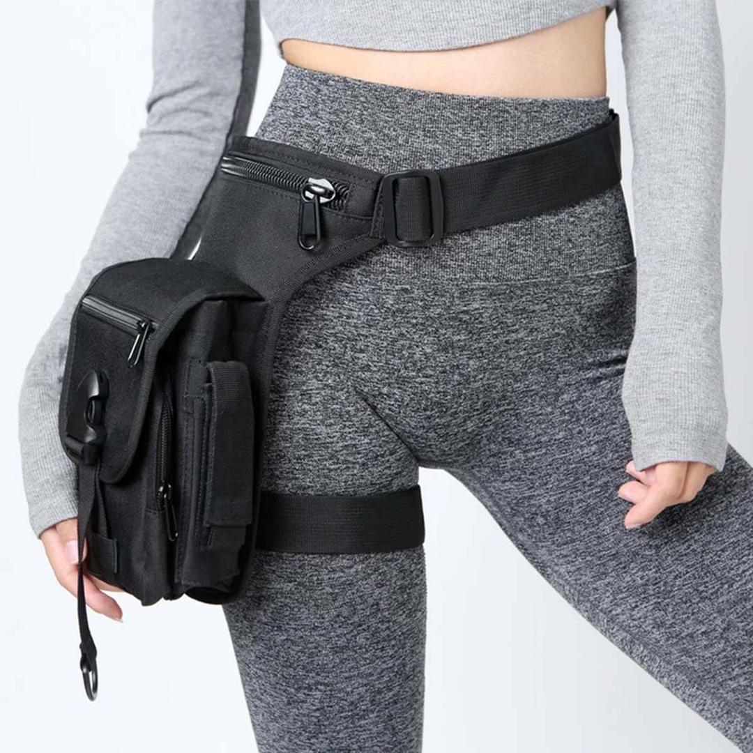 Waterproof Motorcycle Thigh Bag for Men Women - Drop Leg Bag with Adjustable Strap,Thigh Pack for Riding, Outdoor Sports, and Travel - Secure Leg Bag for Phone, Wallet, and Essentials