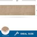 PURRUGS Machine Washable Kitchen Runner Rug 2ft x 7ft, Non-Slip/Skid Hallway Runner Rug, Super Absorbent Soft Area Rug for Hallway, Kitchen & Laundry, Rolled Packaging, Beige
