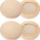 uxcell 4 Pack Stool Covers Round, 16-18 Inch Bar Stool Covers Washable Dustproof Slipcover Seat Cushion with Elastic for Bar Kitchen Living Room Decor, Beige