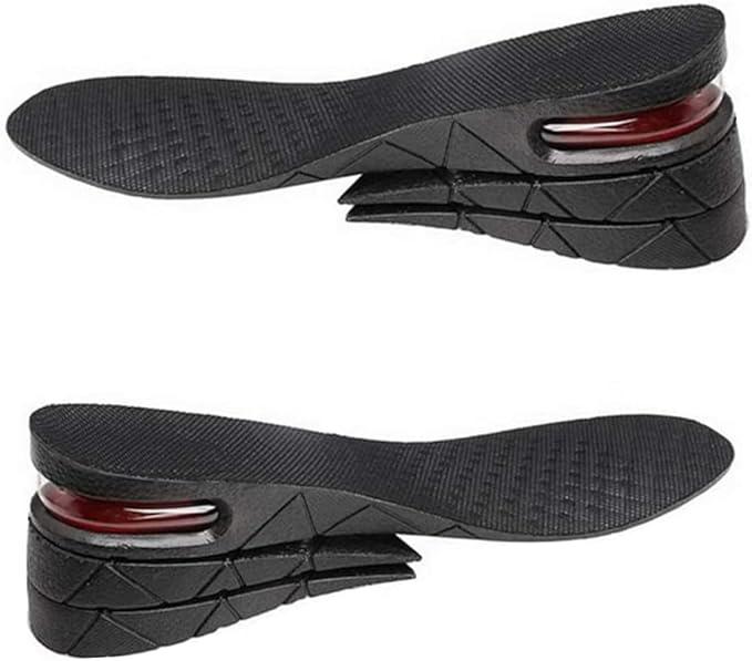 Height Increase Insoles 3Layer Air up 2.4 inches(6 cm) Heels Lift Inserts for Men and Women