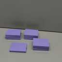 CATEARED 2-in-1 Diamond Art Trays With Lids,Anti-static Diamond Art Storage, Diamond Art Accessories Diamond Painting Trays with Lids & Line-Up, Box Package (Light Violet, 10 piece Tray Kit)