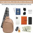 Crossbody Bags For Women,Travel Sling Bag, Fanny Packs Purses For Women Bag With Pu Leather.