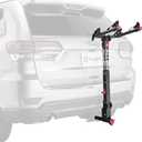 Allen Sports Deluxe+ Locking Quick Release 2-Bike Carrier for 1 1/4 in. and 2 in. Hitch, Model 820QR , Black