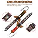 KOEBSHPE Sword Accessories for Nintendo Switch, Skyward Sword Accessories for Switch Sports/Legend of Zelda: Tears of the Kingdom/Skyward Sword HD, with 12 Switch Game Card Slots (Brown)