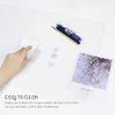 Oterri Clear Writing Desk Pad, 36x24 Heat Resistant Waterproof PVC Round Edge Durable Desk Protect Mat, Anti-Static Writing Mat Table Protector