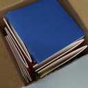 Thenshop 50 Pack Mini Pocket Kraft Notebooks Bulk 4 x 4 Inch Journal Notepads with Dot Memo Sketchbooks Writing Notepad for Party Favors Supplies(Fresh Color,Blank Page)