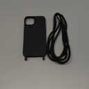 ZTOFERA for iPhone 13/14 Case with Strap, Crossbody Phone Case with Adjustable Neck Shoulder Lanyard, Soft Silicone Shockproof Protective Phone Cover for iPhone 13/14 6.1 inch-Black