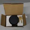 3 Pack Puck Locks for Trailers Keyed Alike 2-7/8 Hidden Shackle Padlocks Heavy Duty Solid Steel Trailer Door Lock W/6 Keys High Security Anti Theft Van Door Lock for Trucks Shed