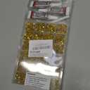 33000Pcs Metallic Gold Rhinestones for Bedazzling, Bedazzler Kit with Flatback Craft Rhinestones Gold Bulk and B7000 Glue, 2,3,4,5,6mm Resin Flat Back Crystals for Craftings, Clothes, Shoes, Nails