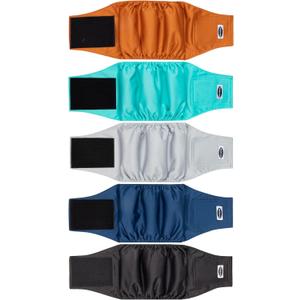 Tuiskusa Male Dog Diapers, High Absorbing Dog Belly Bands for Male Dogs, Washable Reusable Dog Males Wraps(5 Pack) (Medium)