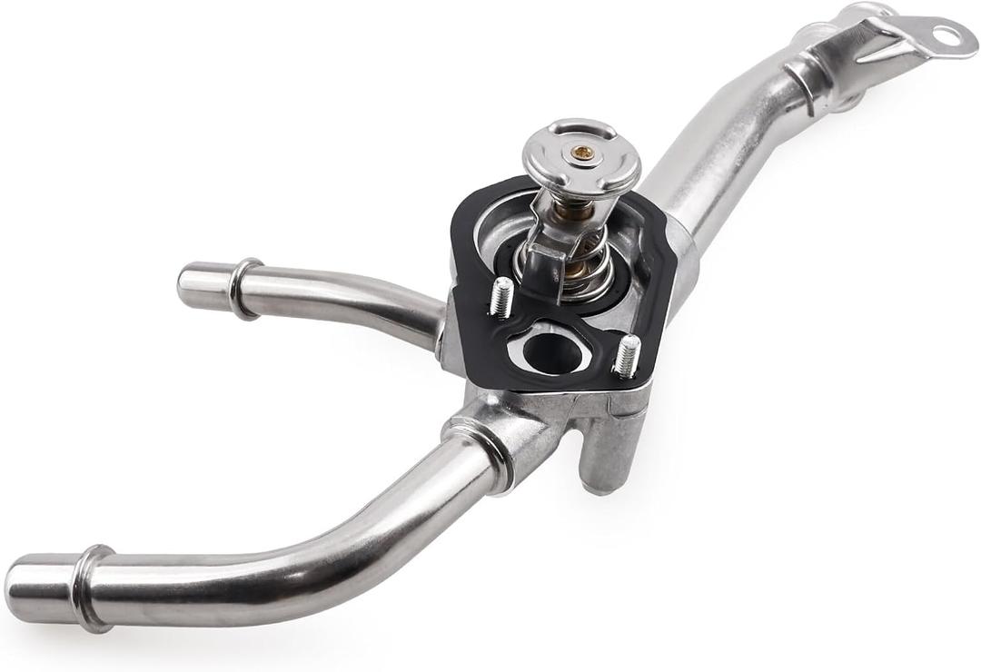 12638893 Engine Coolant Thermostat Housing, Fit for Chevrolet Traverse 09-17, GMC Acadia 07-16, Acadia Limited 2017, Buick Enclave 08-17, Saturn Outlook 07-10, OE# 902-692 12599235