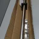 Heavy Duty Double Curtain Rods with Cylindrical Cap Finials - 36 to 72' Telescoping Rods, 1 Inch Front and 5/8 Inch Back - Matte Nickel