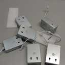 MEGHALI 4pack Iron Box Panel Light 5cct Driver Dimmable Recessed Downlight Ballast 9W Small Panel Lamp