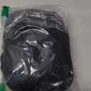 GRAPENT Linen Pants for Women High Waisted Wide Leg Capri Elastic Waist Casual Beach Flowy Cropped Summer Capris Pants (Small, Black)