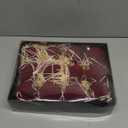 12 Pcs 3.15 Inch Velvet Christmas Tree Ornaments BulkRed Flocked Christmas Balls Plastic Shatterproof Xmas Hanging Ornaments Decorations Set for Tree Garland Wreath (Burgundy)