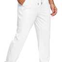 G Gradual Men's Sweatpants with Pockets Lightweight Workout Athletic Track Pants Stretch Gym Running Jogging Joggers for Men (White) 2XL