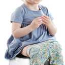 Fisher-Price Toddler Toilet Penguin Potty Training Seat, Portable Chair with Handles for Kids and Removable Bowl