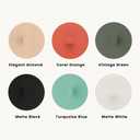 SIAMESE Colorful Adhesive Hooks, 4 Pcs Decorative Wall Hooks, Damage Free Cute Sticky Hook for Home, Office, Bathroom, Decorative Hook for Shower, Keys, Hats, Bags (Elegant Almond)