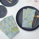 RUVANTI Cloth Napkins Set of 6 Cotton 100%, 18x18 Inches Napkins Cloth Washable, Soft, Absorbent. Cotton Napkins for Parties, Christmas, Thanksgiving, Weddings, Dinner Napkins Cloth - Quarterly